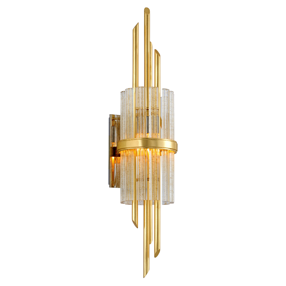 Symphony 1Lt Wall Sconce - Gold Leaf