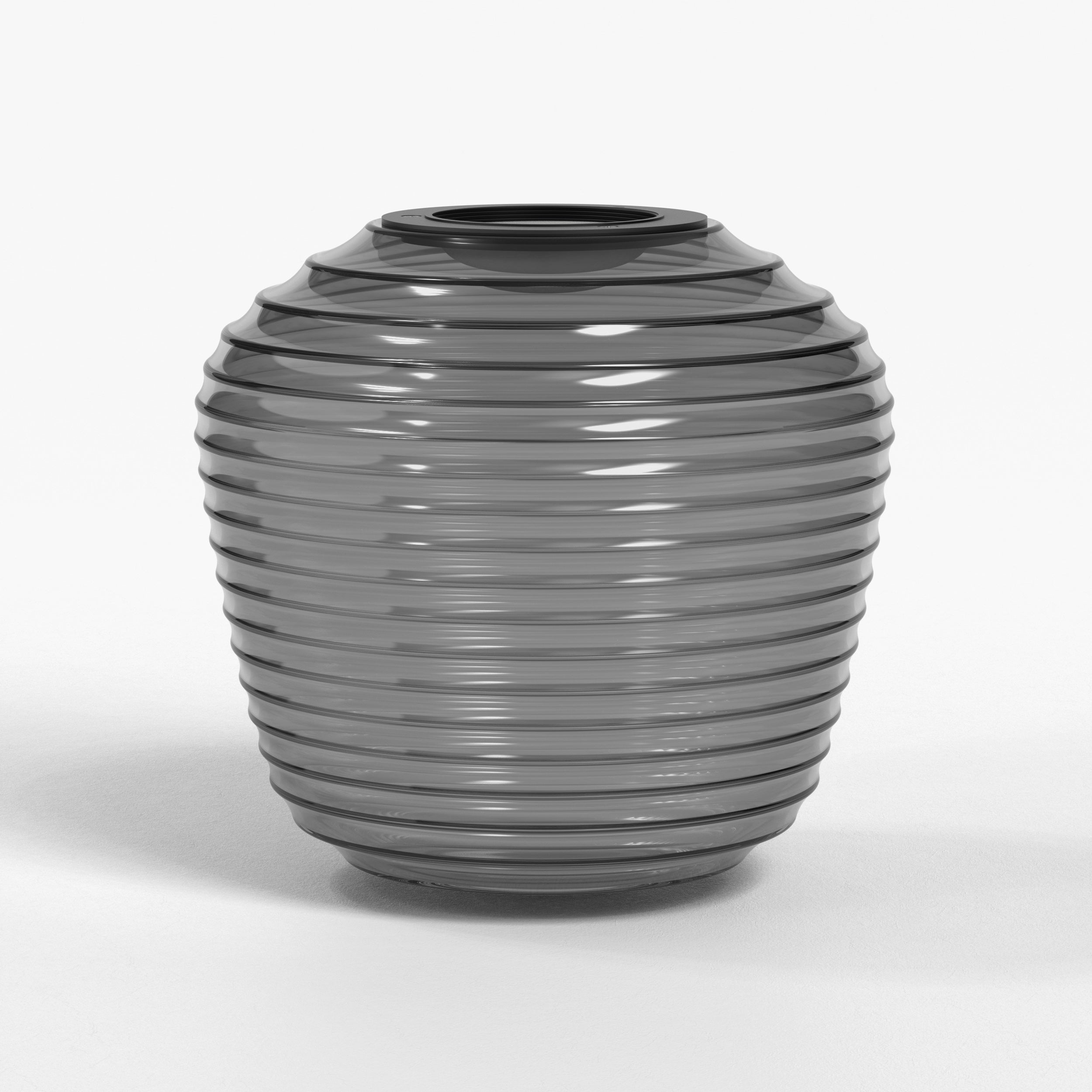 Nara Taper/Ribbed Glass Shade