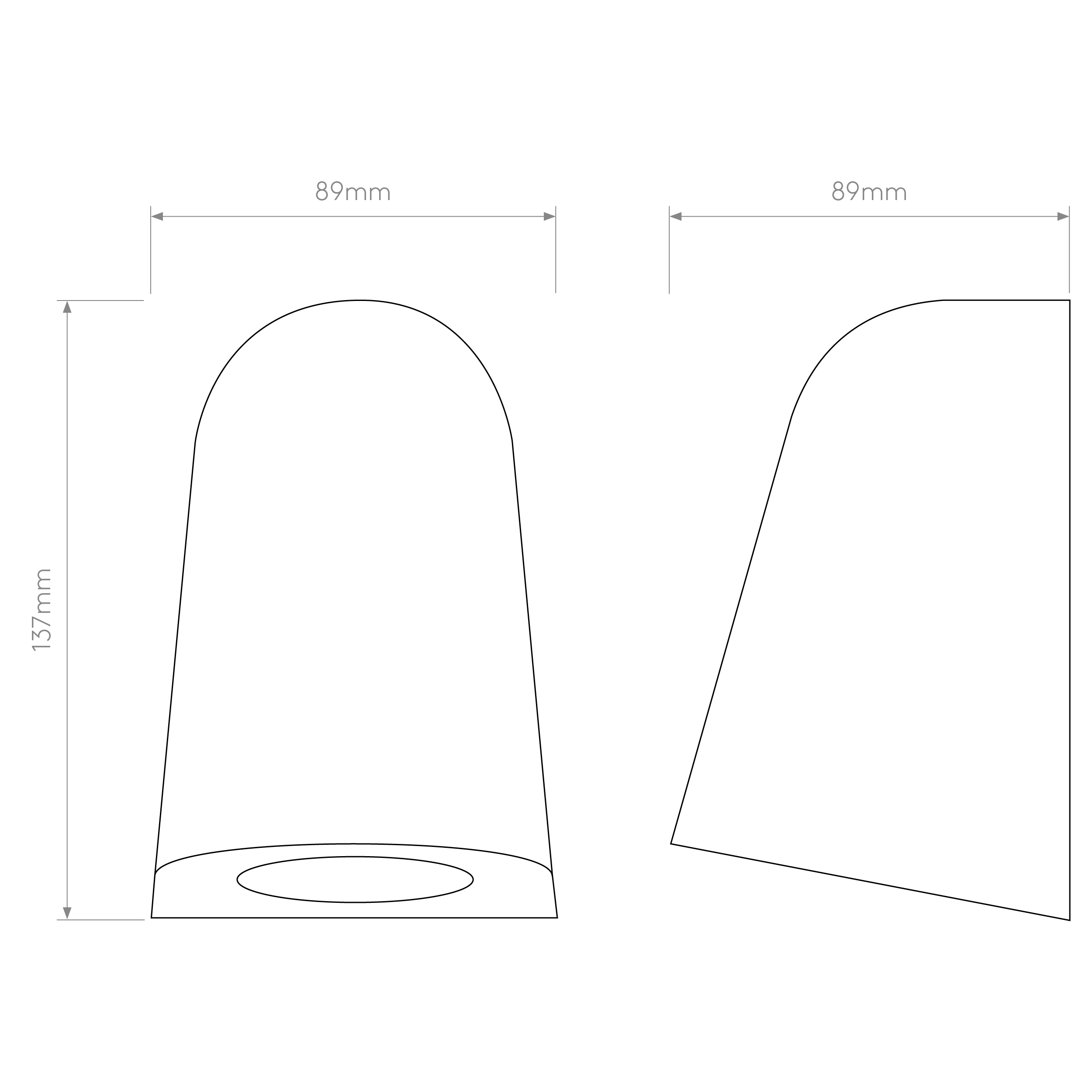 Mast Light Coastal Wall Light in Various Finish GU10 IP44