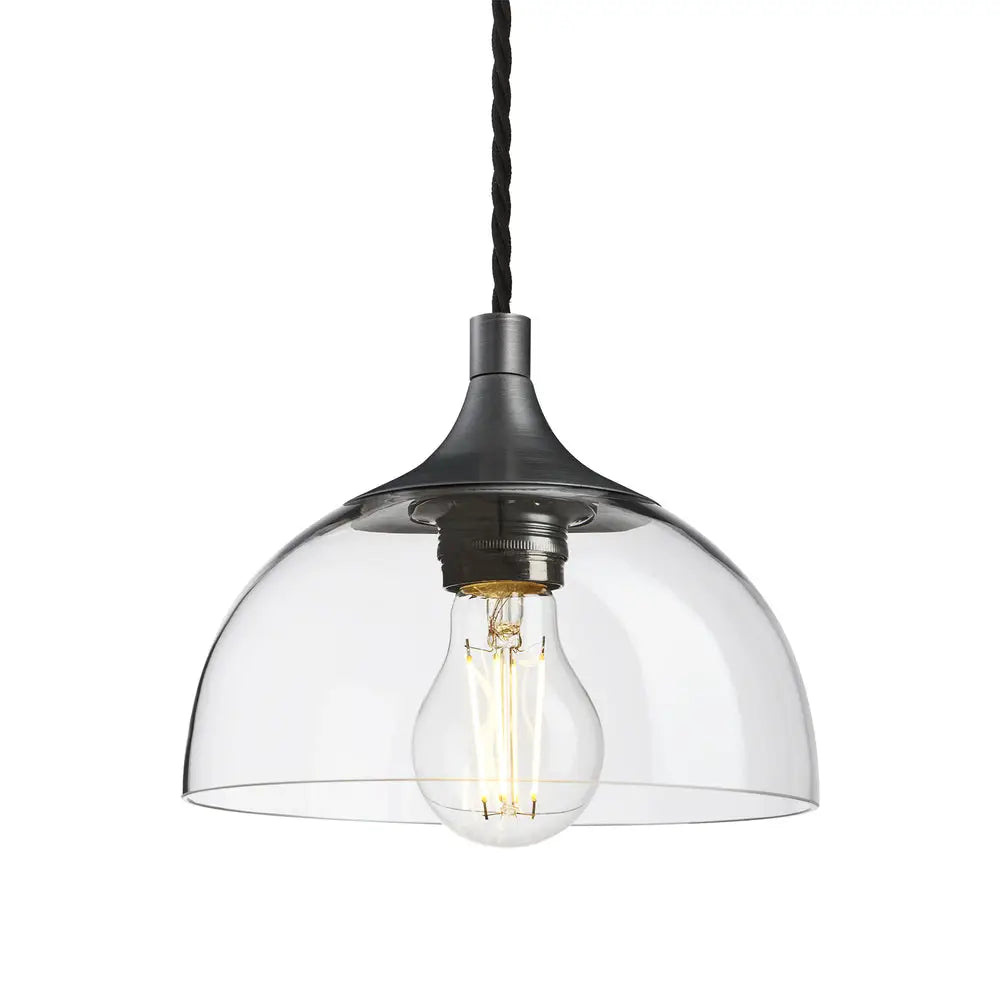 Chelsea Glass Globe/Dome Pendant Light - Various Finishes