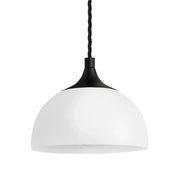 Chelsea Opal Glass Dome Pendant Light - 8 Inch