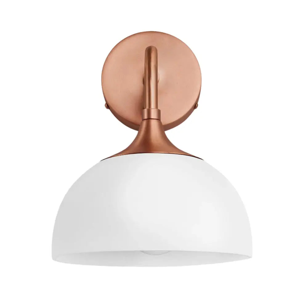 Chelsea Opal Glass Globe/Dome Wall Light  - Various Finishes