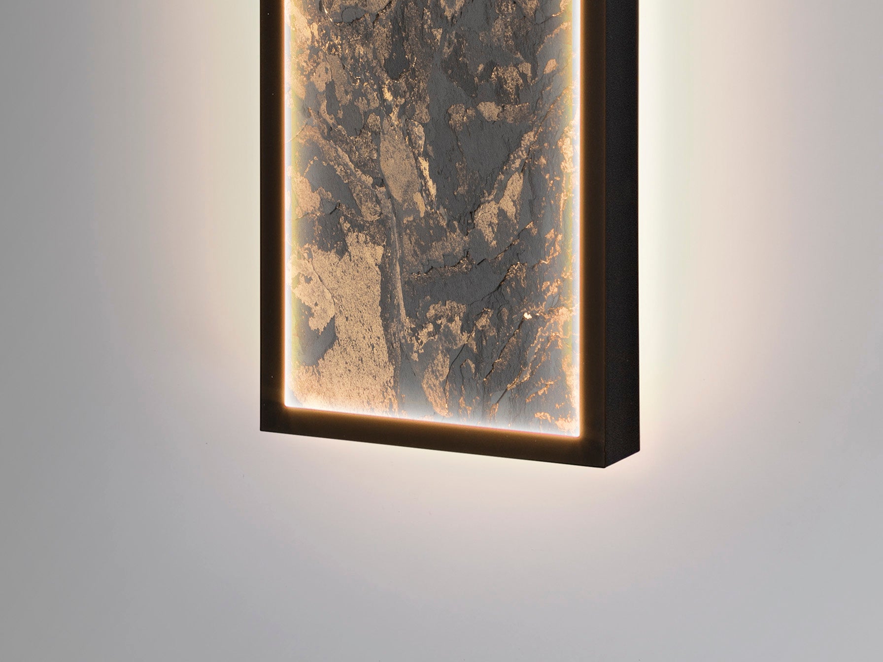 Stone Wall Lamp Led Cct -Black L60/ L100