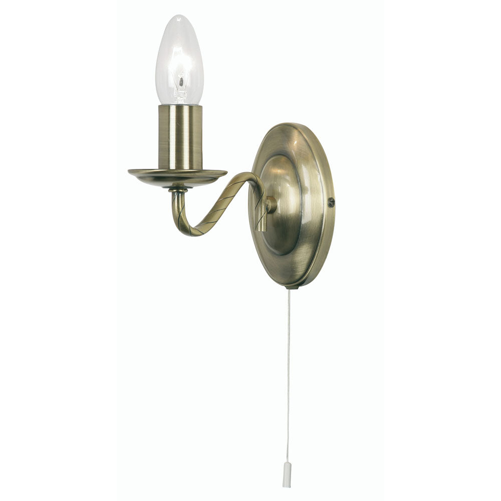 Nador 1/2 Wall Light- Antique Brass/ Gold Finishes