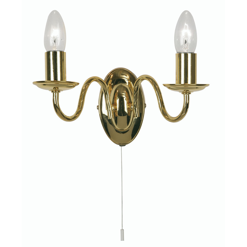 Nador 1/2 Wall Light- Antique Brass/ Gold Finishes