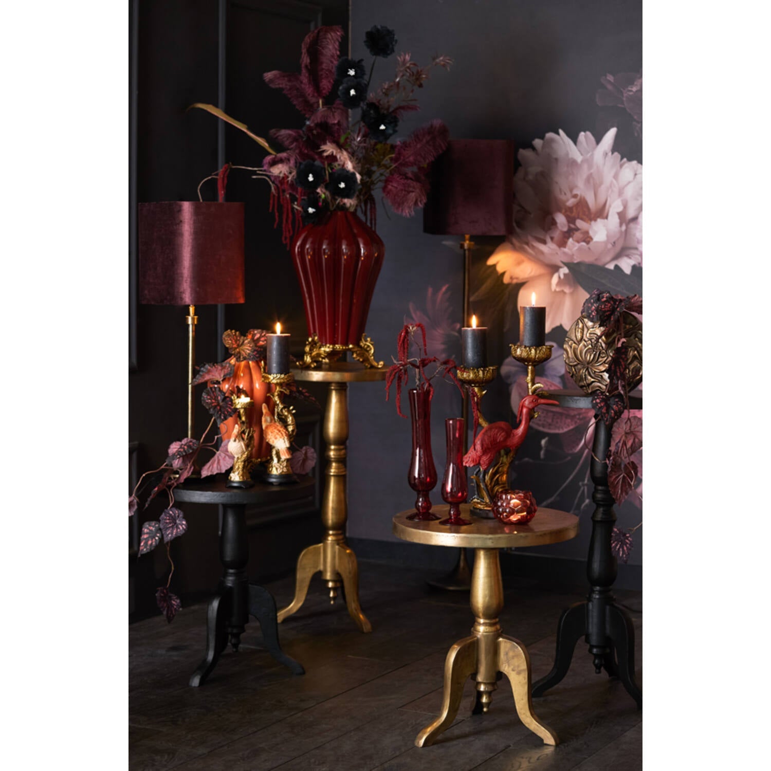 Olando Lamp Base- Black Finish