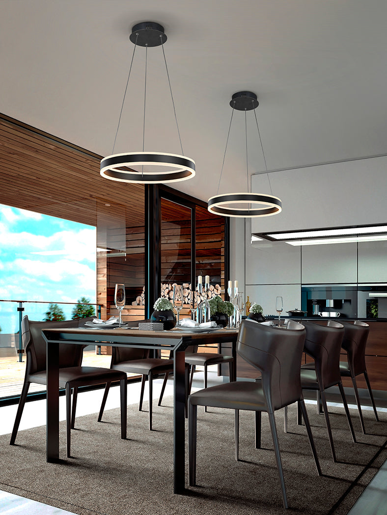 Helia LED Ceiling Pendant - Gold/Silver/Matt Black