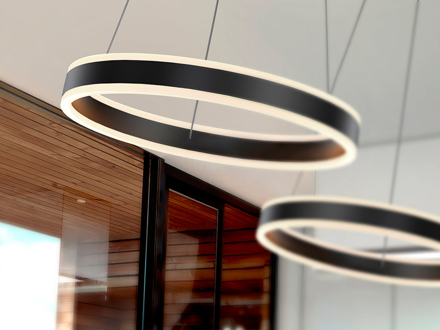 Helia LED Ceiling Pendant - Gold/Silver/Matt Black