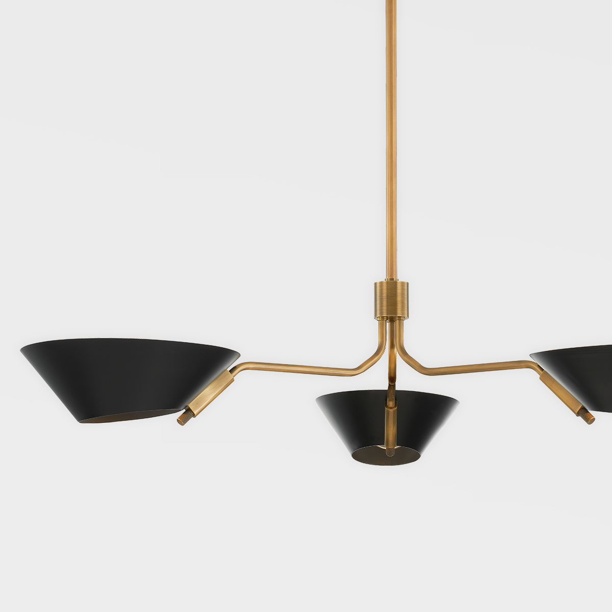 Sacramento 3Lt Chandelier - Polished Brass