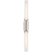 Pylon 2Lt Wall Sconce- Aged Brass/ Polished Nickel