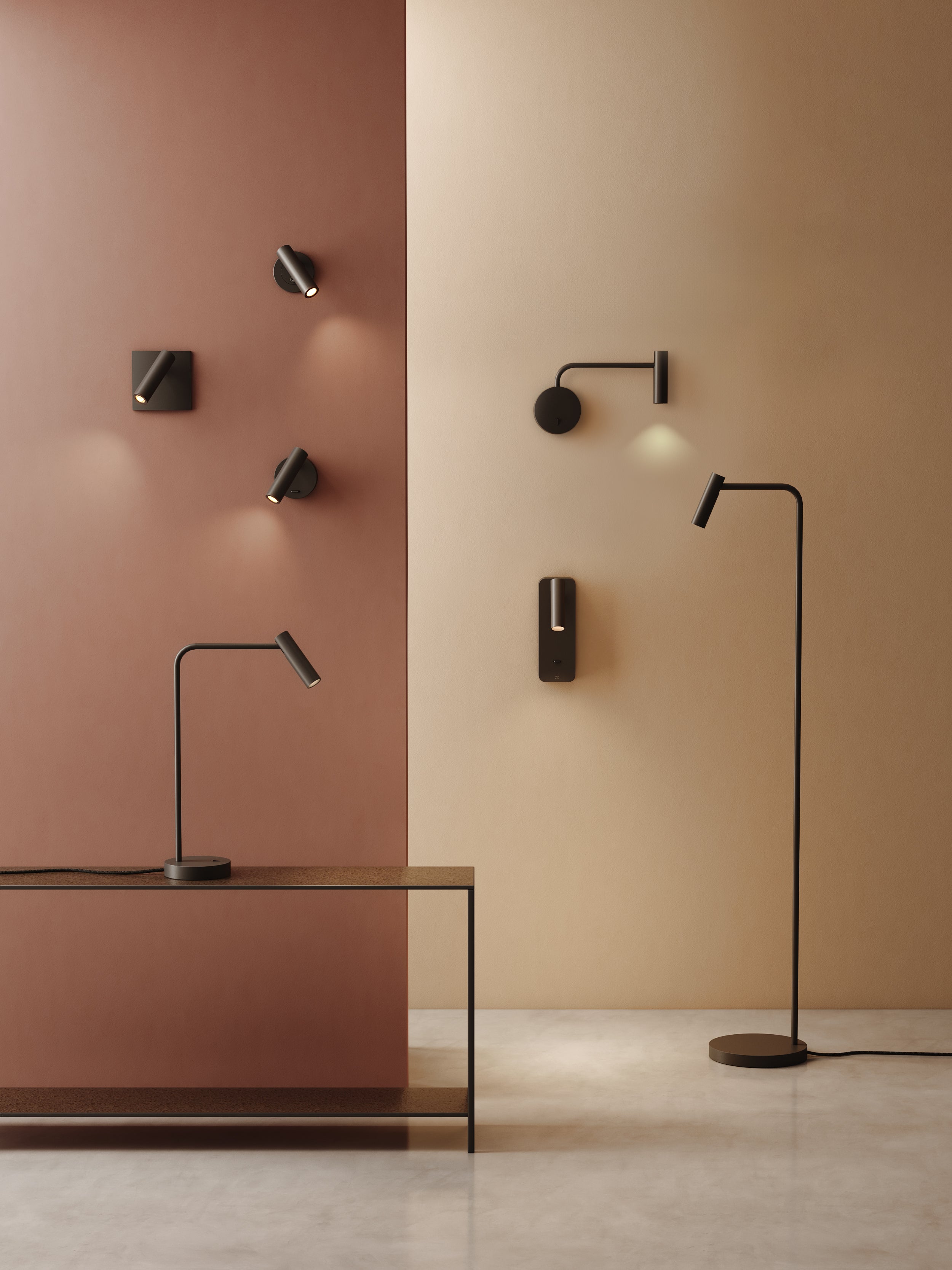 Enna LED Floor Lamp - Various Finishes