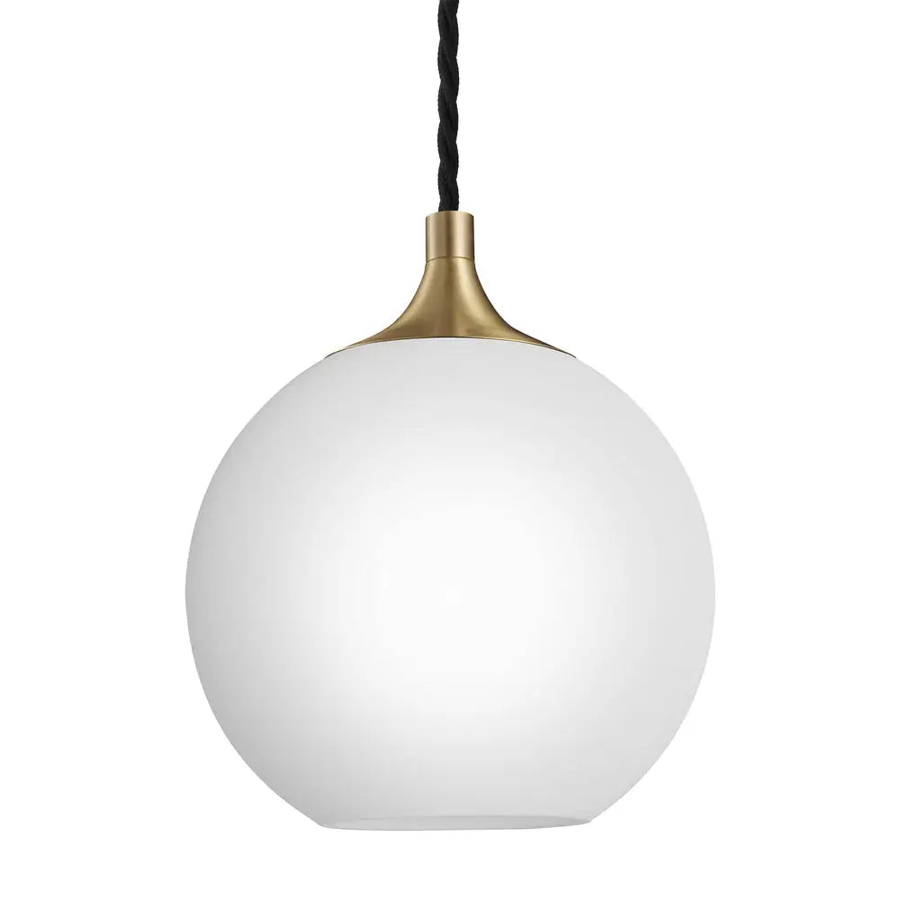 Chelsea Opal Glass Globe Pendant Light- Various Finishes