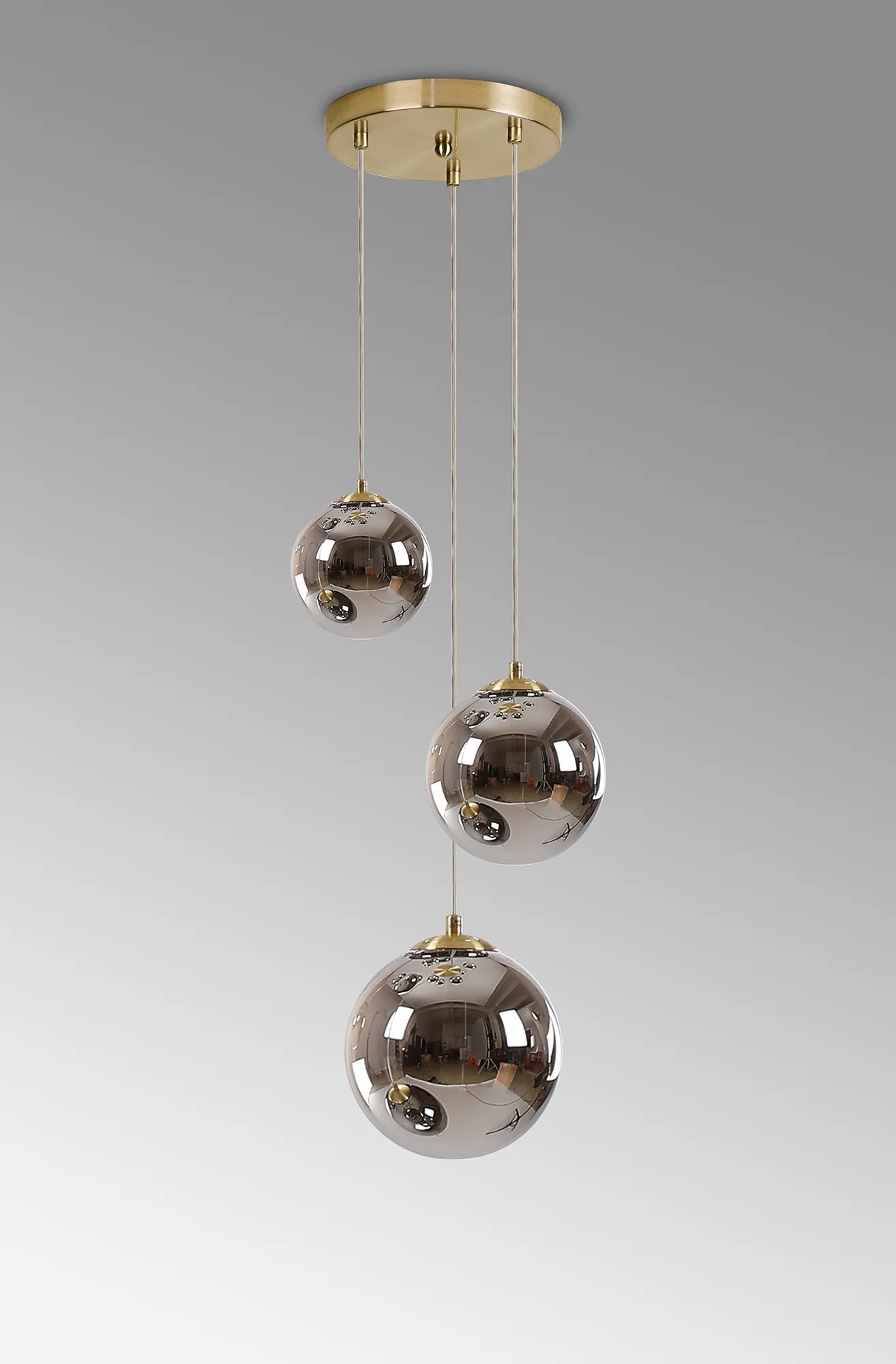 Seville 31cm Round Pendant, 3 x G9