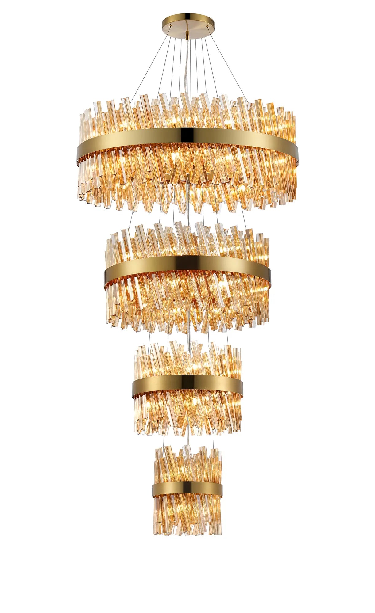Bellina 2/3/4 Tier Chandelier - Various Sizes & Finishes