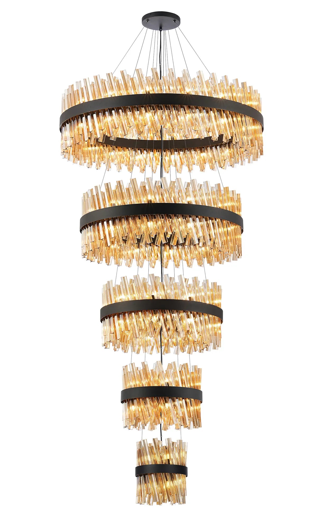Bellina 5 Tier Chandelier- Various Finishes