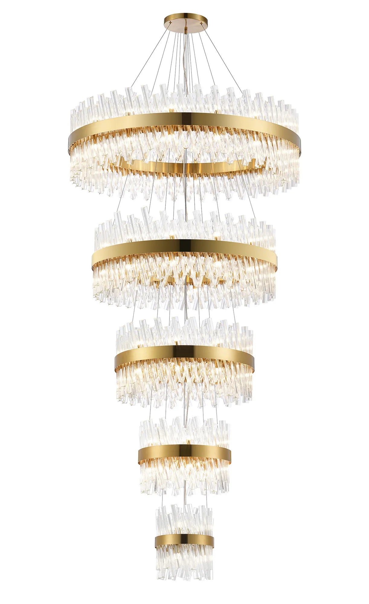 Bellina 5 Tier Chandelier- Various Finishes