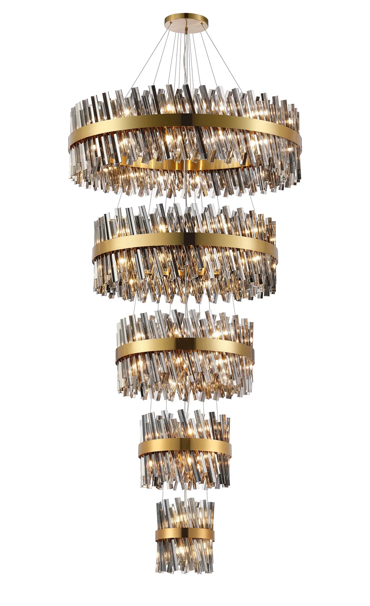 Bellina 5 Tier Chandelier- Various Finishes
