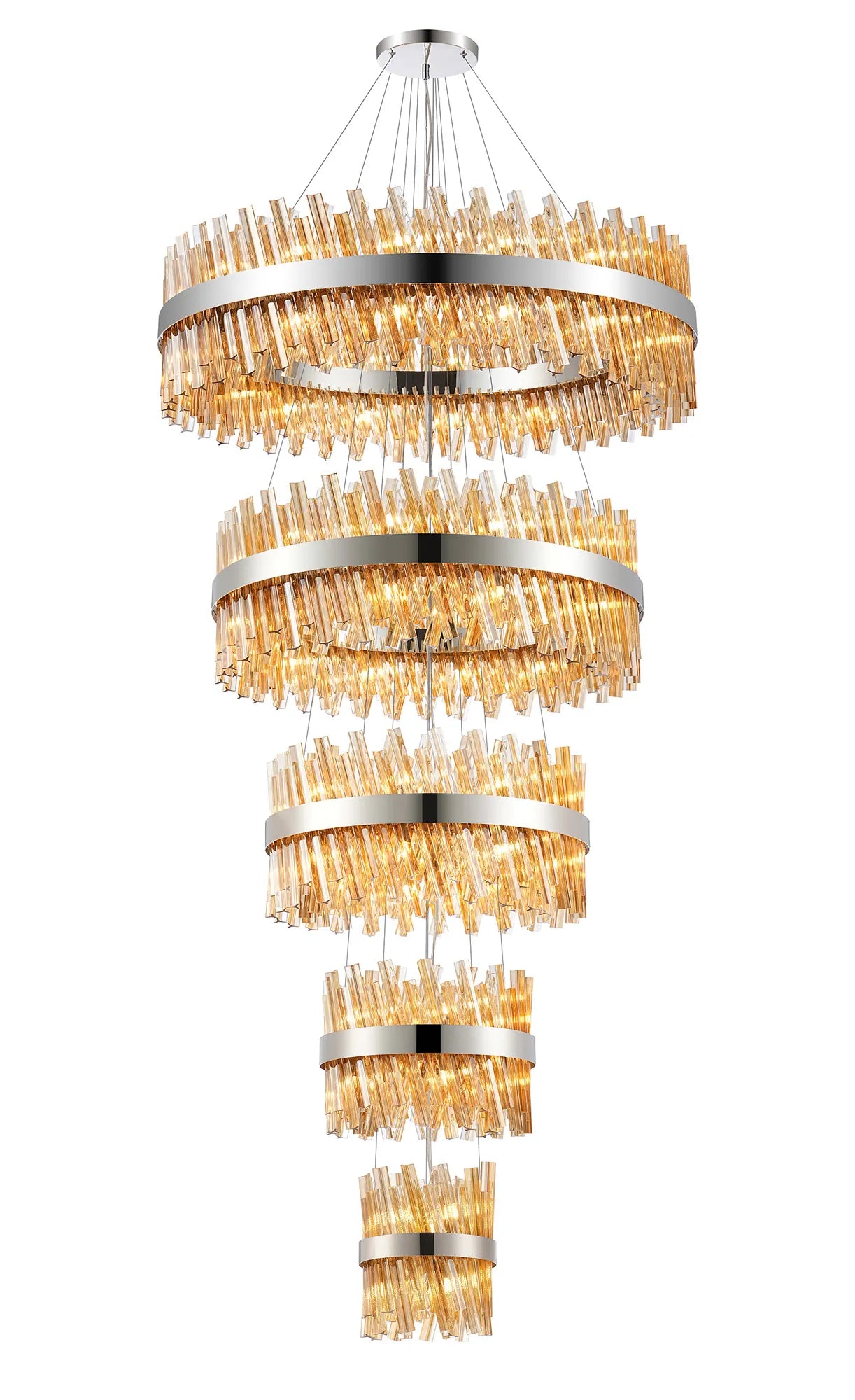 Bellina 5 Tier Chandelier- Various Finishes