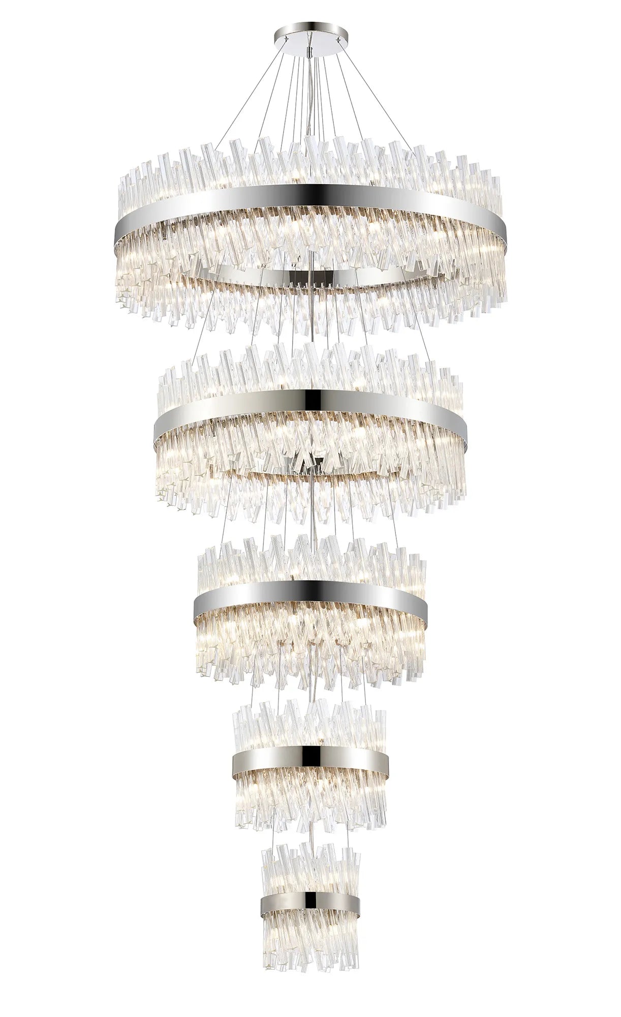 Bellina 5 Tier Chandelier- Various Finishes