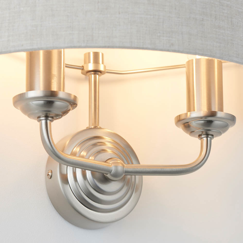 Westbury 2Lt Wall Light In Various Finishes E14