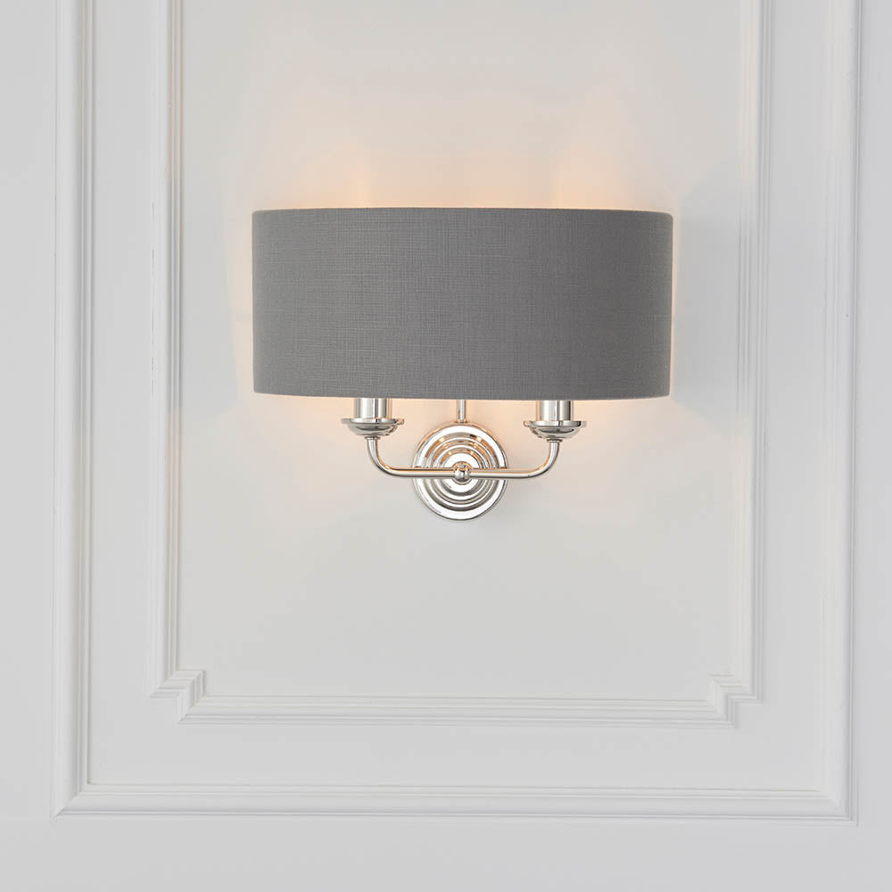Westbury 2Lt Wall Light In Various Finishes E14