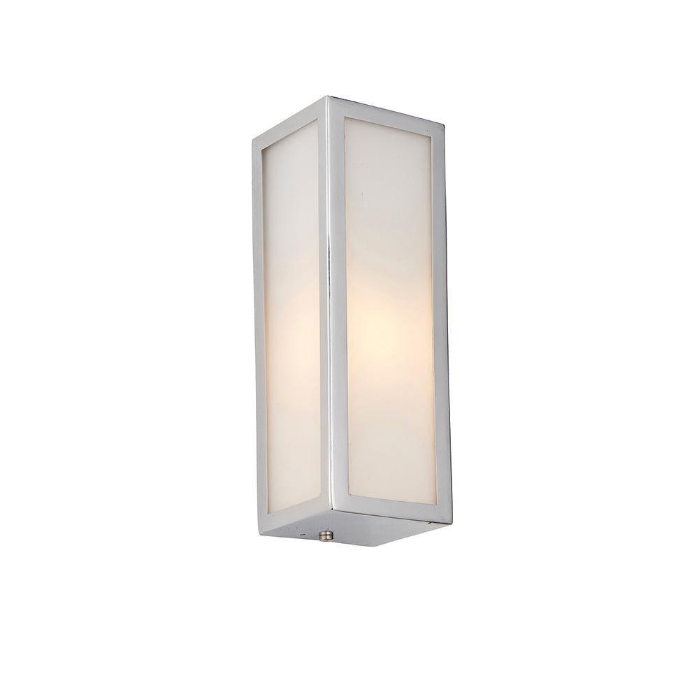 Ithaca 1/2Lt Bathroom Wall Light IP44 - Frosted/Ribbed