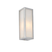 Ithaca 1/2Lt Bathroom Wall Light IP44 - Frosted/Ribbed