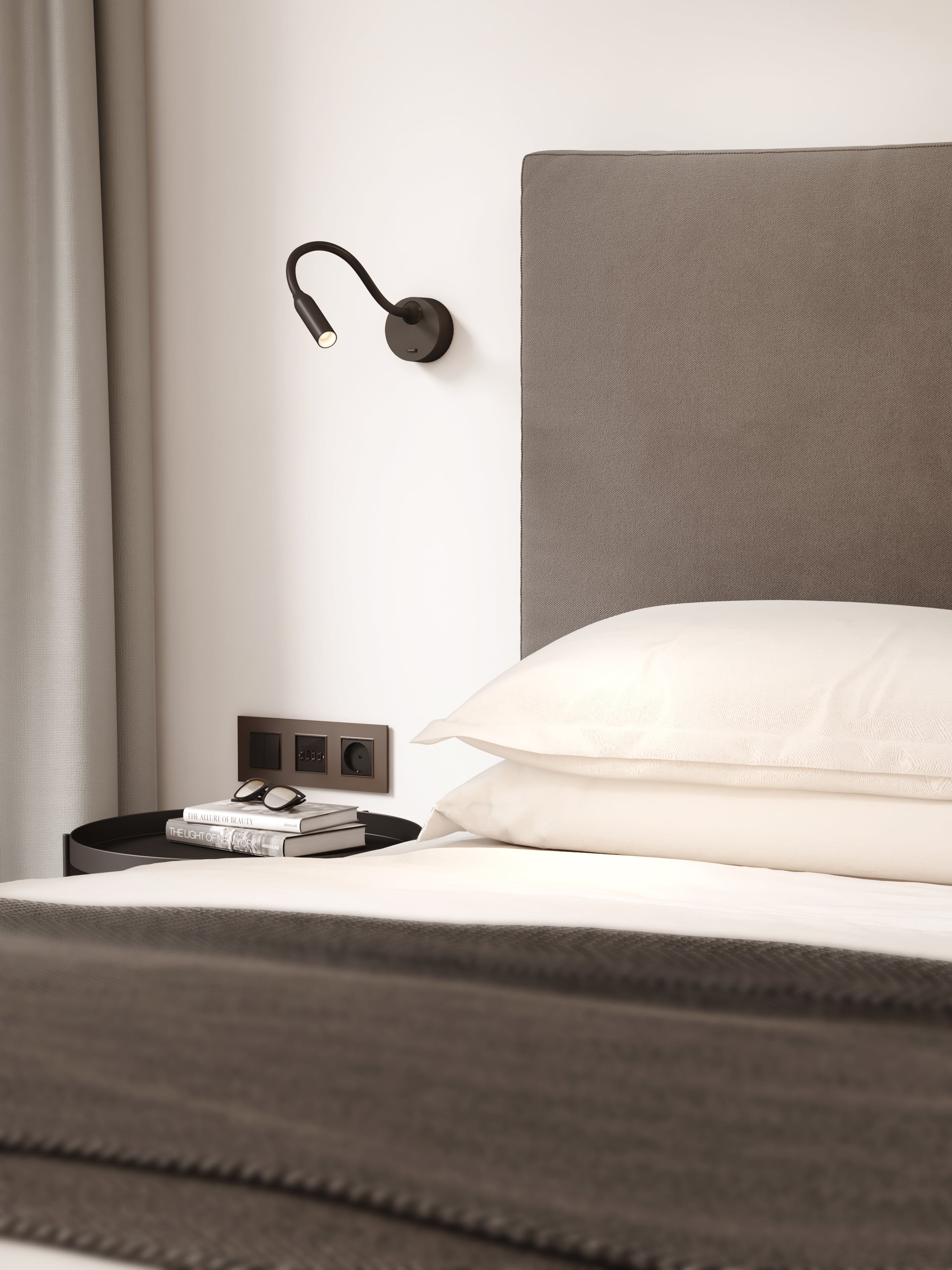 Lucca Surface Reading Light- Various Colors