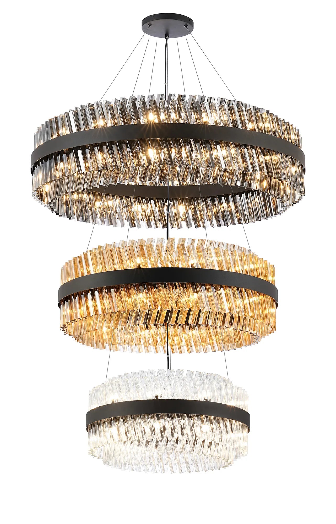 Bellina 2/3/4 Tier Chandelier - Various Sizes & Finishes