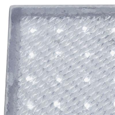 Walkover Led Recessed Small Square Walkover -Clear & White Small/Medium