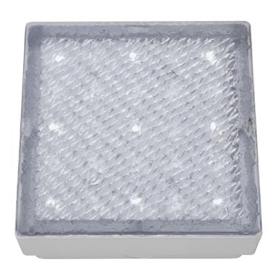 Walkover Led Recessed Small Square Walkover -Clear & White Small/Medium
