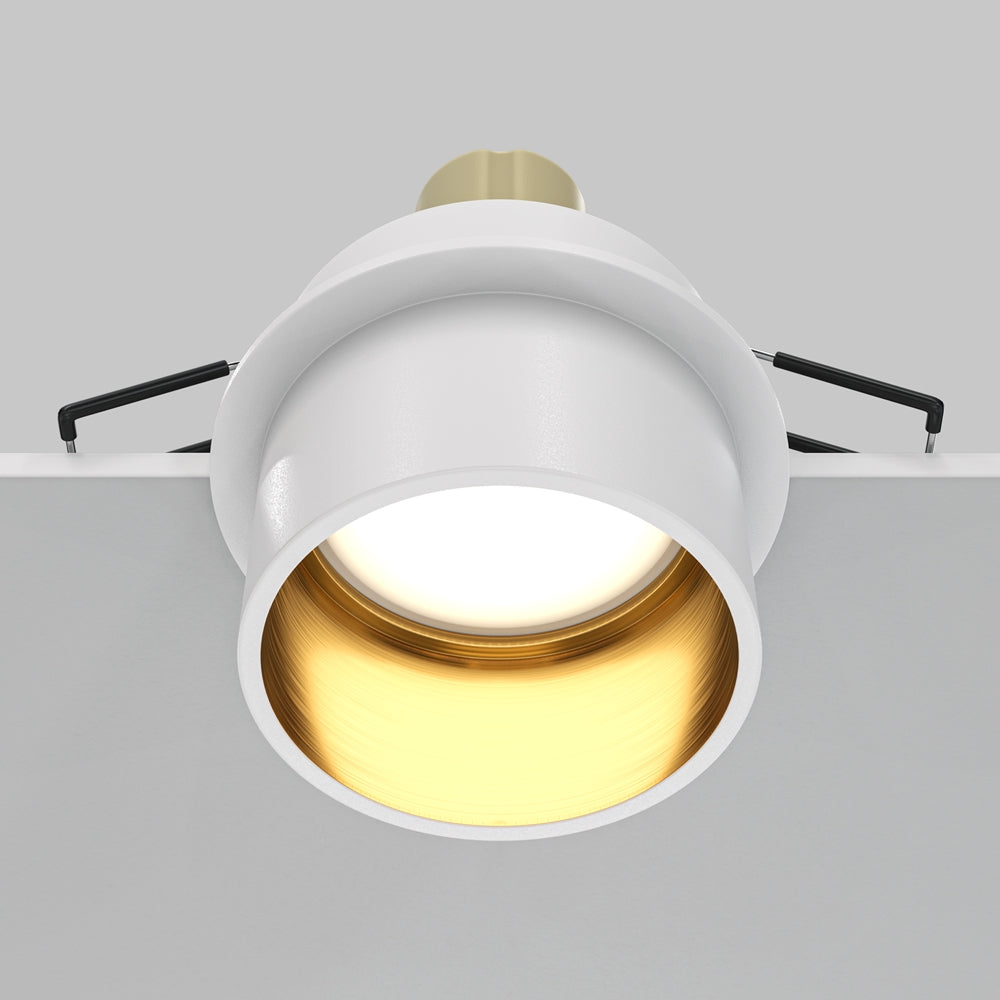 Downlight Reif Recessed Ceiling Light White/Gold/Black - Finish