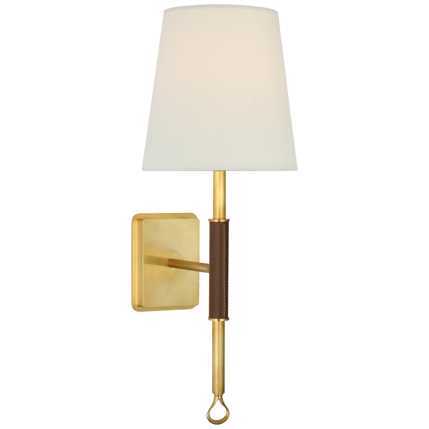 Griffin Wall Sconce - Brass/Bronze & Leather