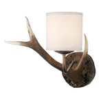 David Hunt Antler Wall Light Small complete with Shade