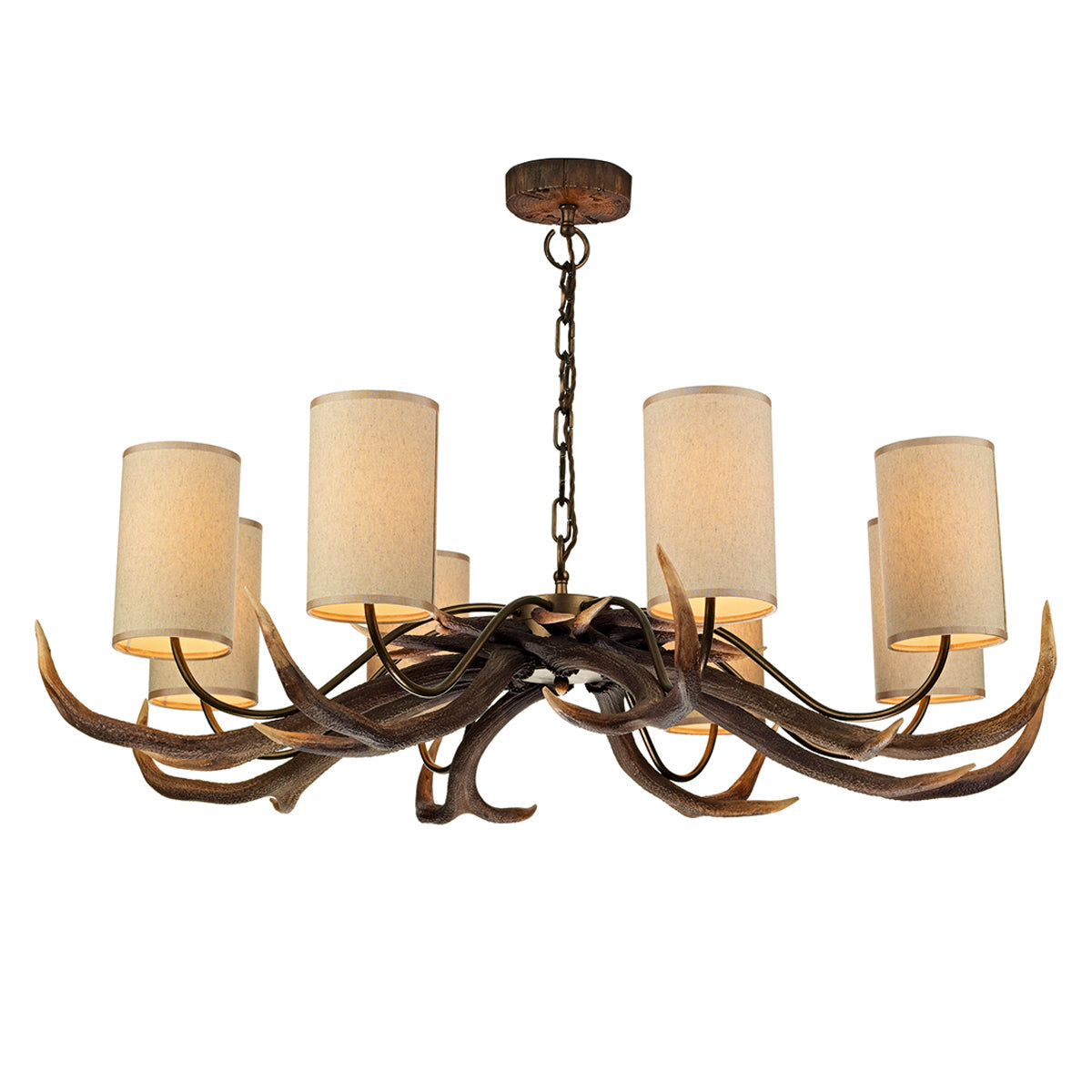 Antler 8/9/17Lt Double Height Ceiling Light - Matt Bronze Finish