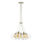 Apollo seven light pendant In Various Finishes E27