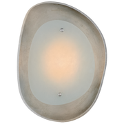 Samos Sculpted LED Wall Sconce - Silver Leaf/Gild