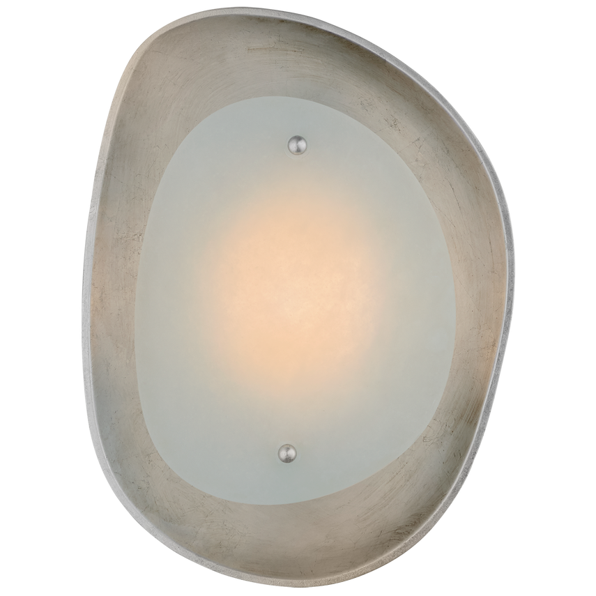 Samos Sculpted LED Wall Sconce - Silver Leaf/Gild
