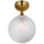 Cristol 1/3/16Lt Flush Mount - Nickel/Brass