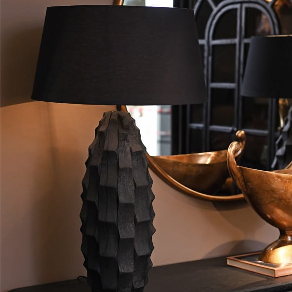 Otto Black Table Lamp with Shade