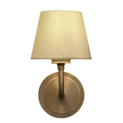 Albany 1/2Lt Wall Light - Natural Cotton Shade