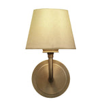 Albany 1/2Lt Wall Light - Natural Cotton Shade