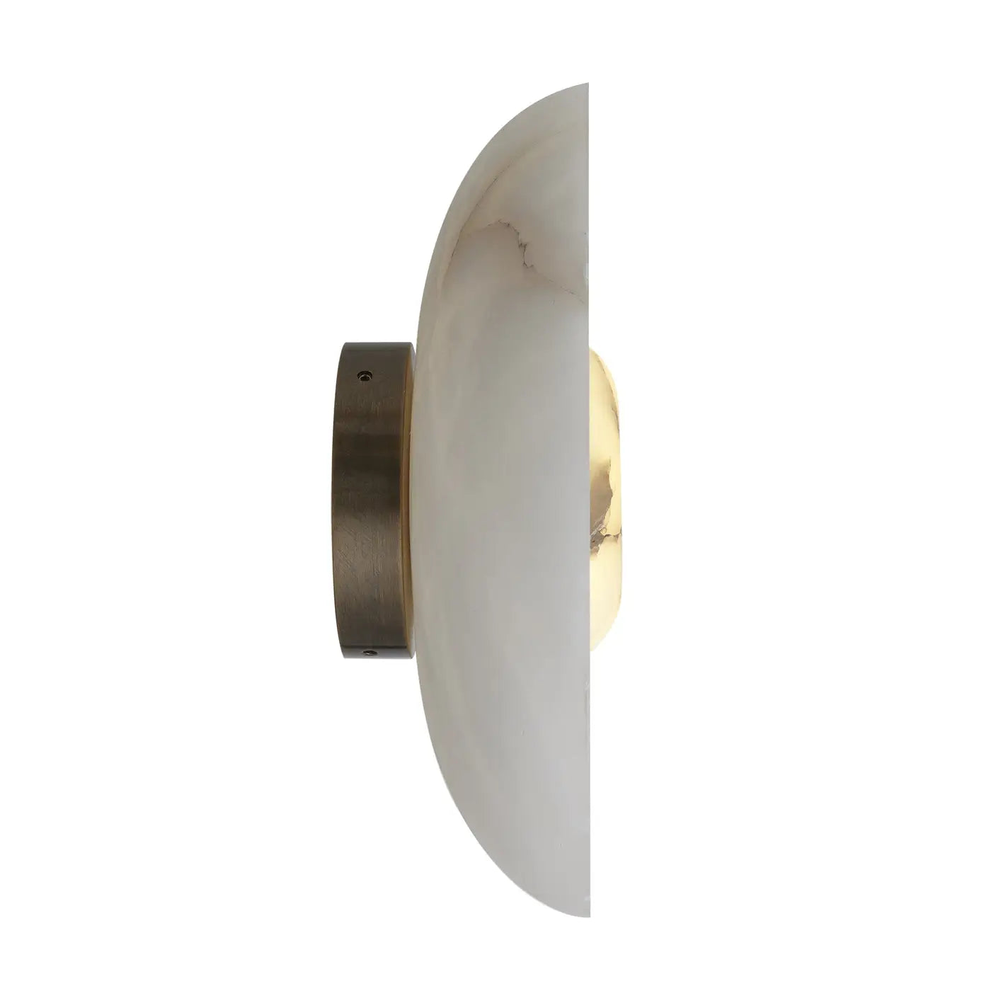 Alabaster Diffuser Wall Light - 10 inch - White