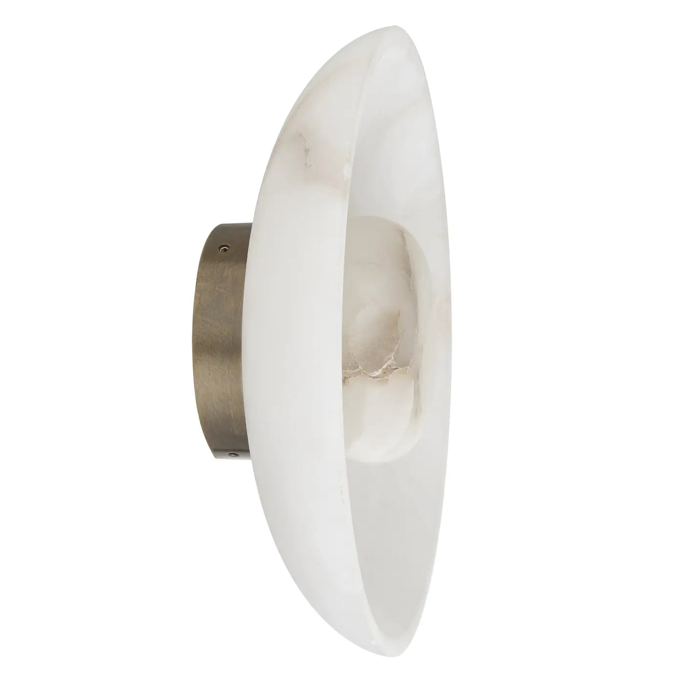 Alabaster Diffuser Wall Light - 10 inch - White