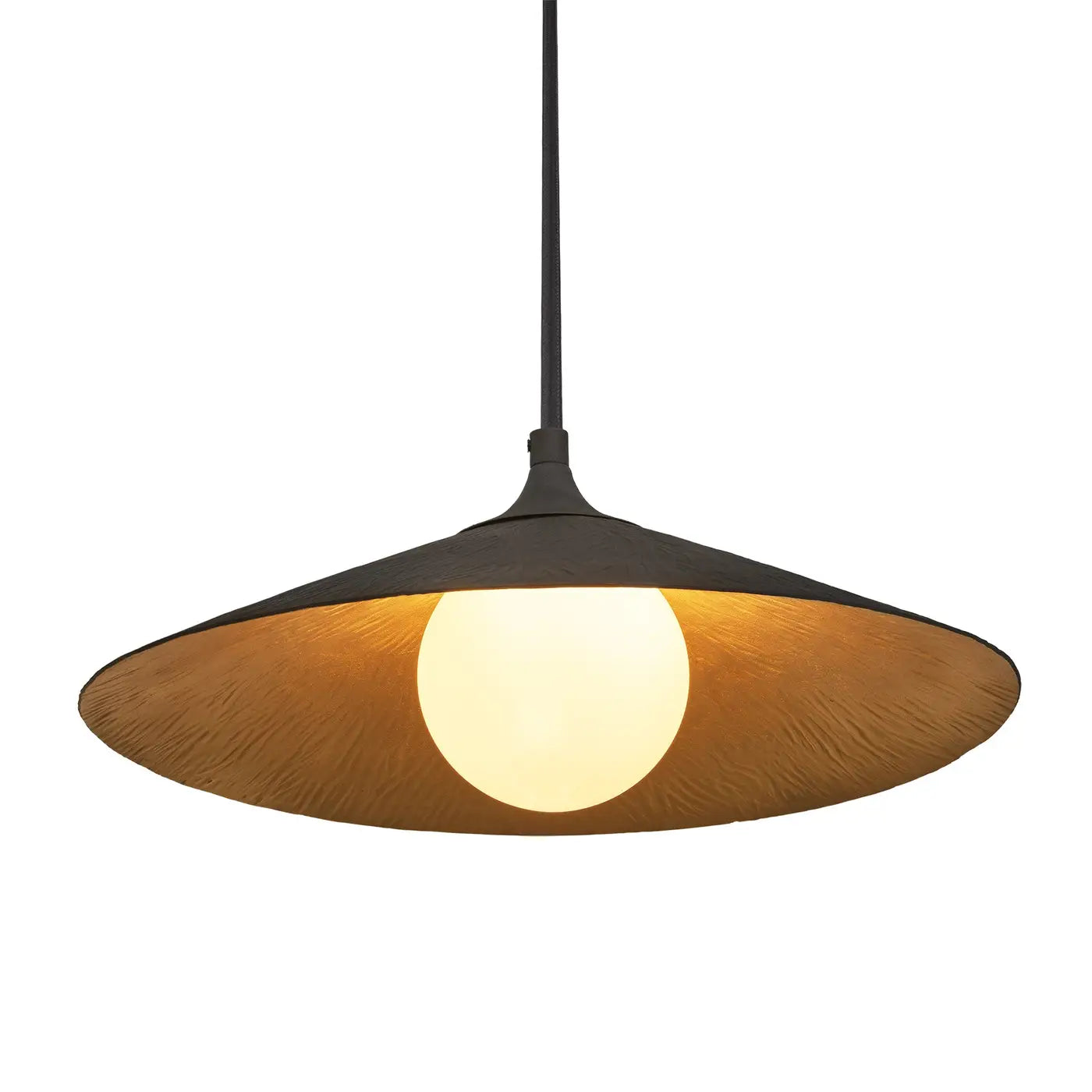 Flume Pendant Light - Black/ Bronze