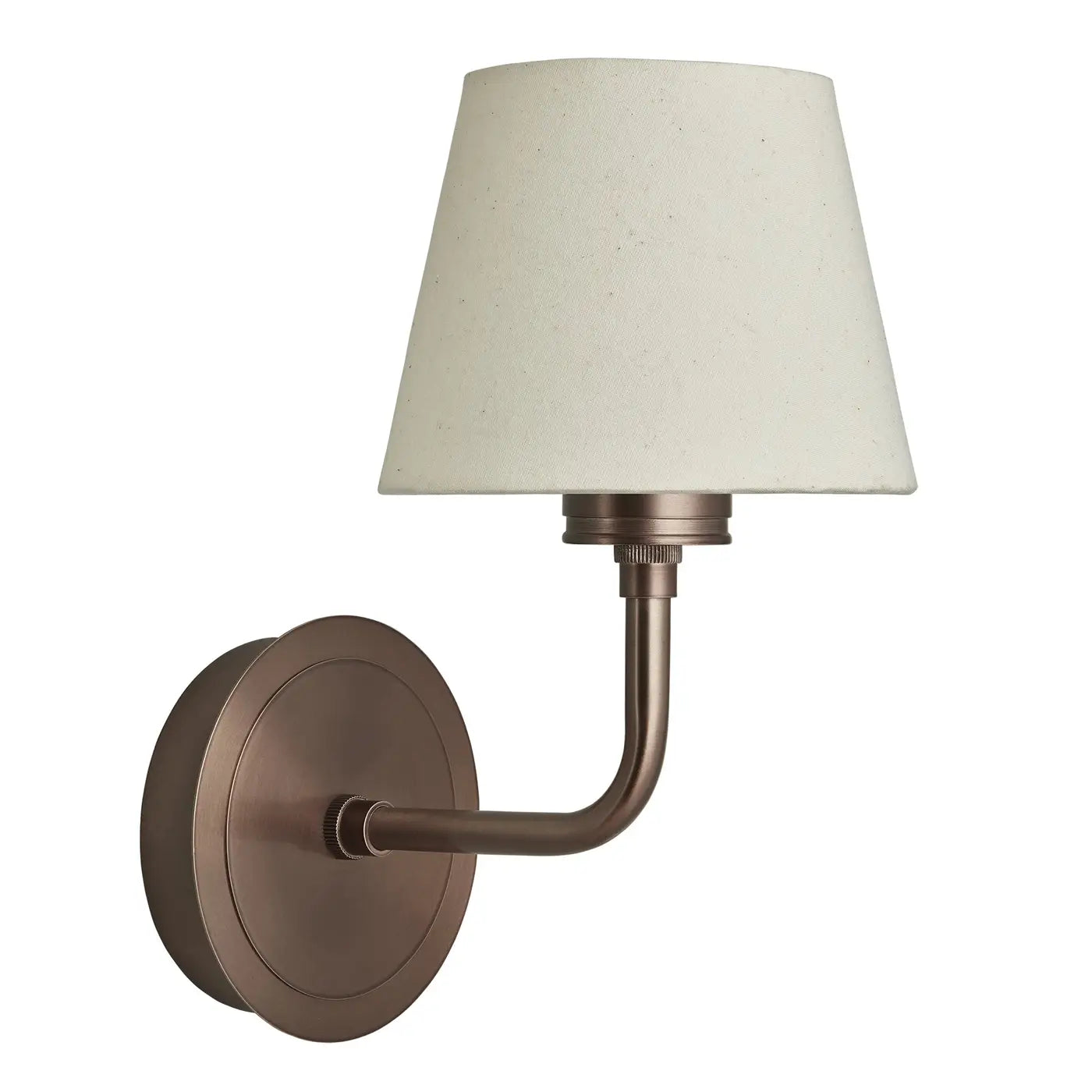 Albany 1/2Lt Wall Light - Natural Cotton Shade