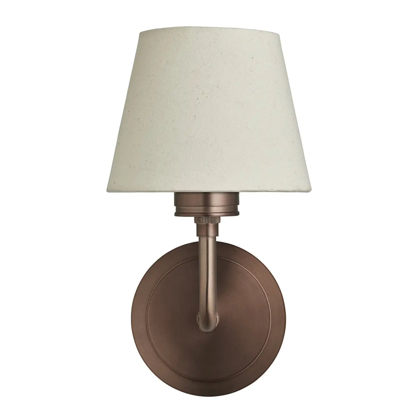 Albany 1/2Lt Wall Light - Natural Cotton Shade