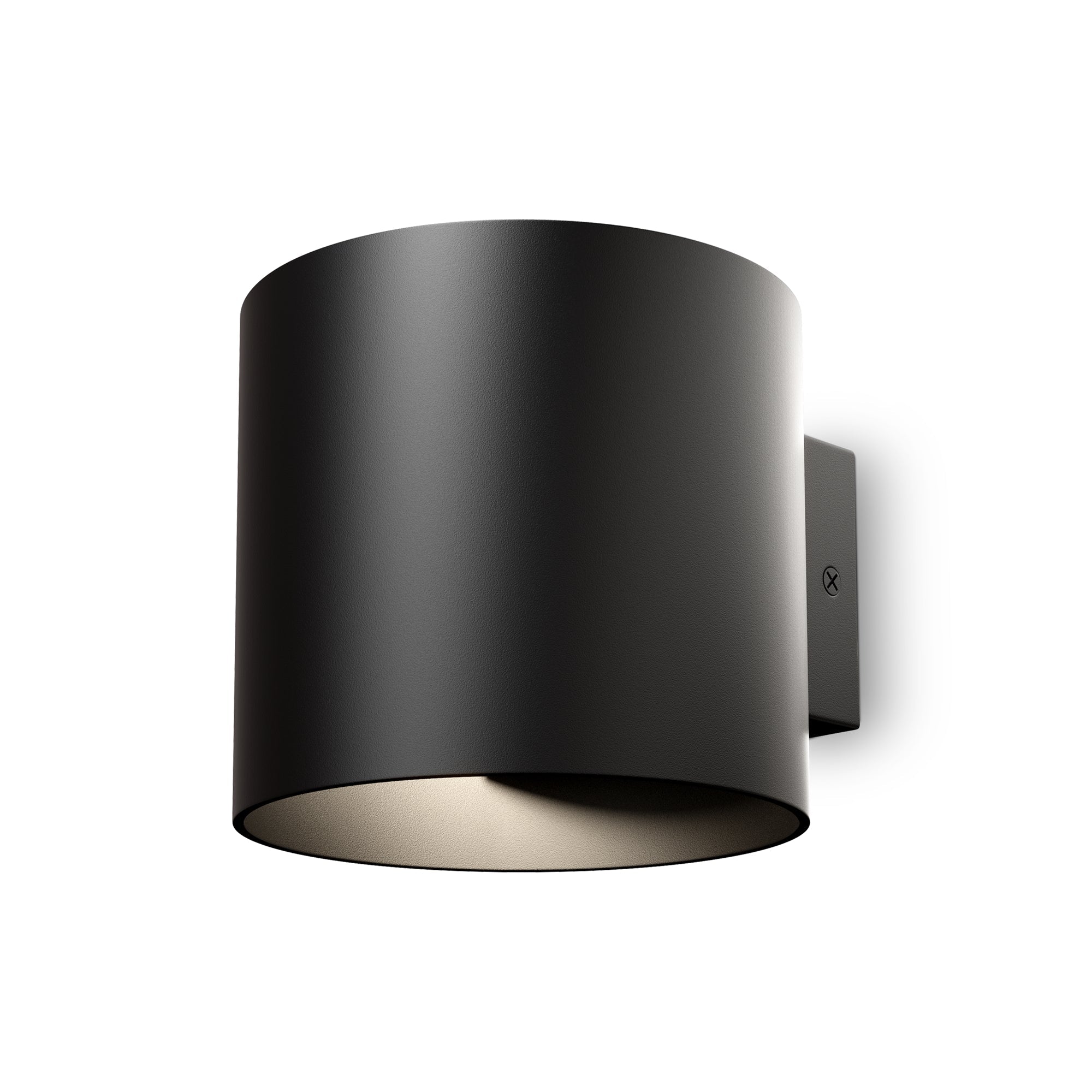Rond Indoor Single Wall Light - White/Black/Matte Gold Finish