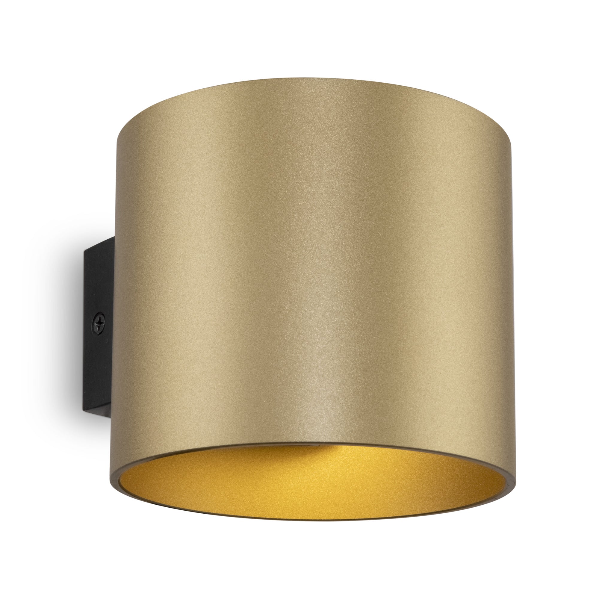 Rond Indoor Single Wall Light - White/Black/Matte Gold Finish