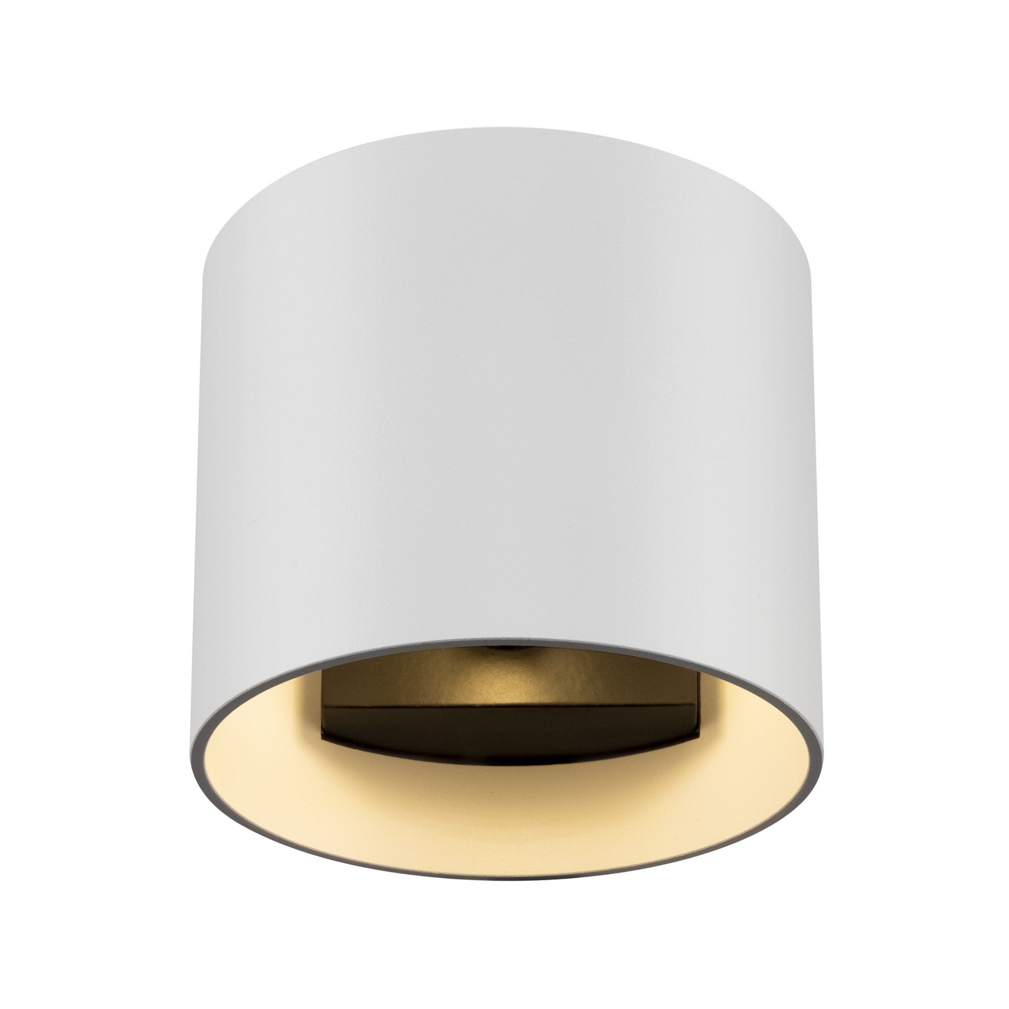 Rond Indoor Single Wall Light - White/Black/Matte Gold Finish